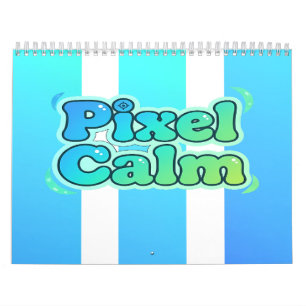 Calendário Desenho de Espectro Geométrico Colorido