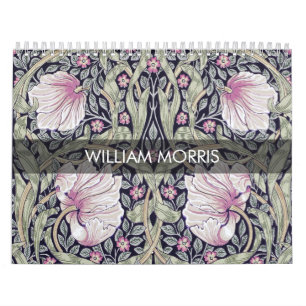 Calendário Desenho Floral William Morris