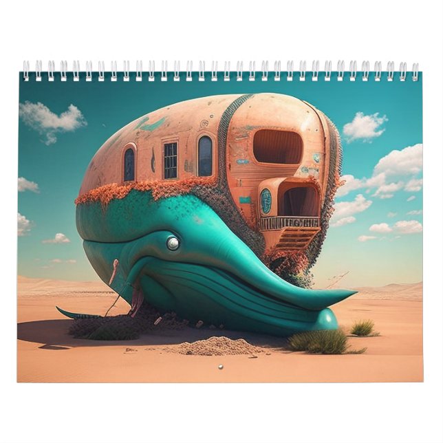 Calendário Desert whale house (Capa)