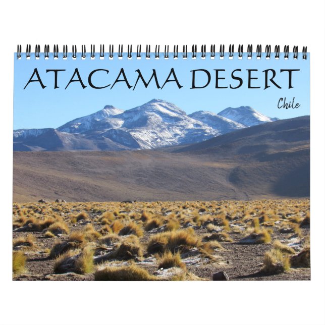 Calendário deserto de atacama 2027 (Capa)