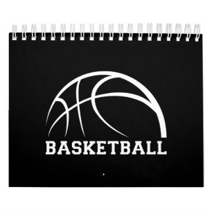 Calendário Design de Bola de Basquete