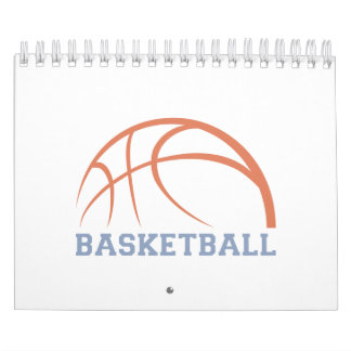 Calendário Design De Bola De Basquete Para Ônibus