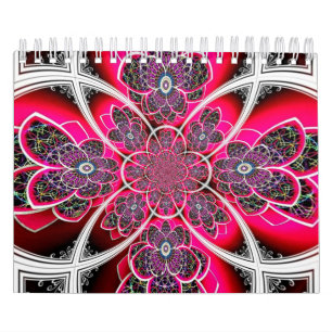 Calendário design de mandala