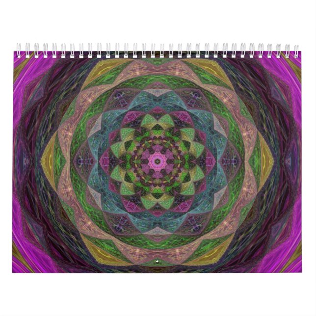 Calendário design de mandala (Capa)