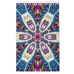 Calendário design de Mandala único