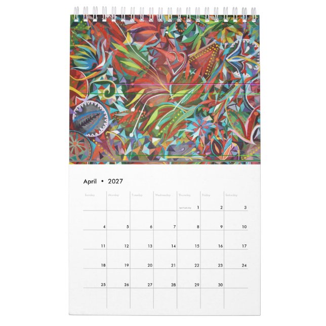 Calendário Design de têxteis (Abr 2027)