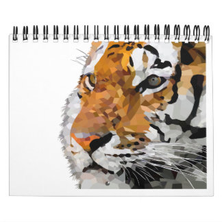 Calendário Design Tigre