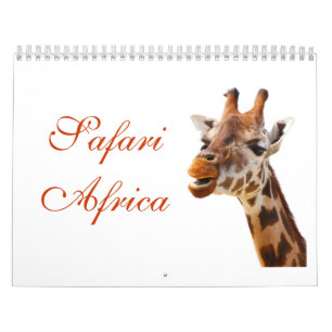 Calendário Destinos Animais Selva Africana Safari