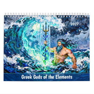 Calendário Deuses Gregos dos Elementos – Poderes Míticos Atra