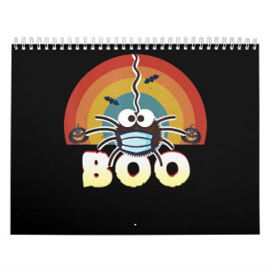 Calendário Dia de as Bruxas engraçado Costume Spider Vestind
