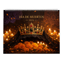 Calendário Día de Muertos Calendar 2026