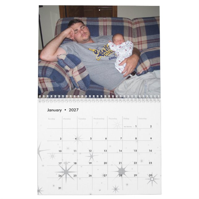 Calendário Dia dos pais a Michael (Jan 2027)