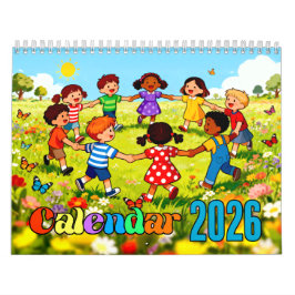 Calendário Dias Felizes 2026 – Um Ano de Aventuras Alegres pa