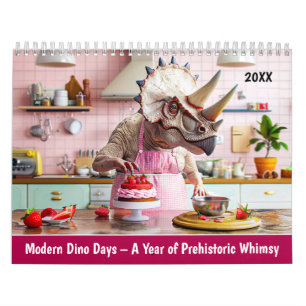 Calendário Dias Modernos dos Dinossauros – Um Ano de Fantasia