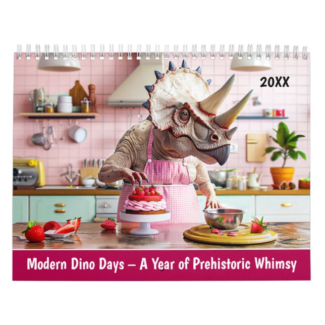 Calendário Dias Modernos dos Dinossauros – Um Ano de Fantasia (Capa)