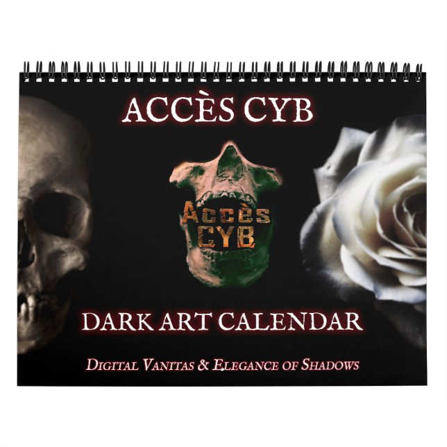 Calendário Digital Vanitas Wall Calendar – Horizontal (Capa)