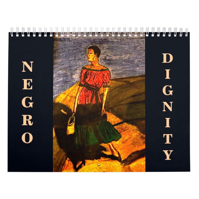 CALENDÁRIO DIGNIDADE NEGRA  (Capa)