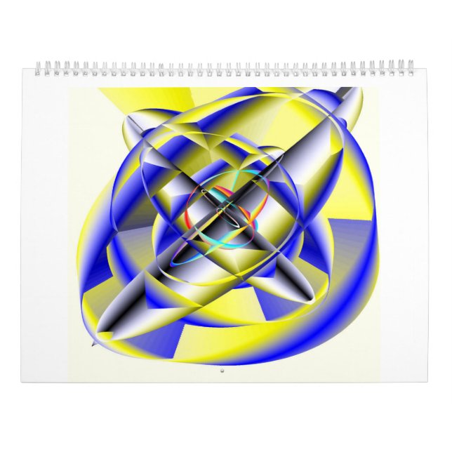 Calendário dimensional Hyper do ressonador 2017 (Verso)