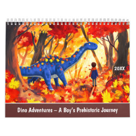 Calendário Dino Adventures – A Boy’s Prehistoric Journey