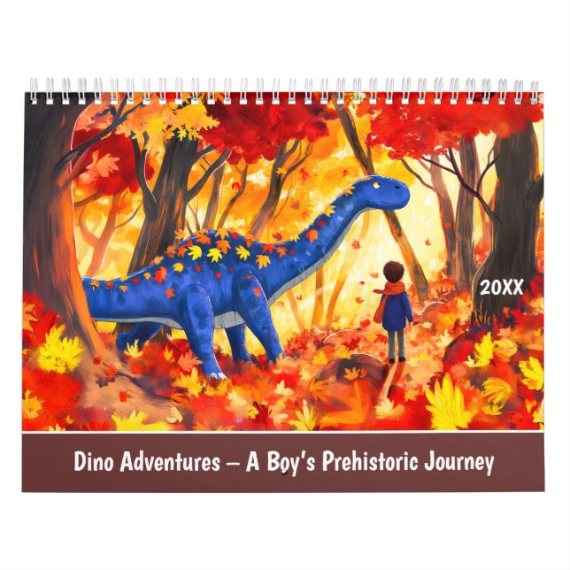 Calendário Dino Adventures – A Boy’s Prehistoric Journey (Capa)