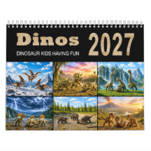 Dinos 2027 – Crianças Dinossauros se Divertindo 
