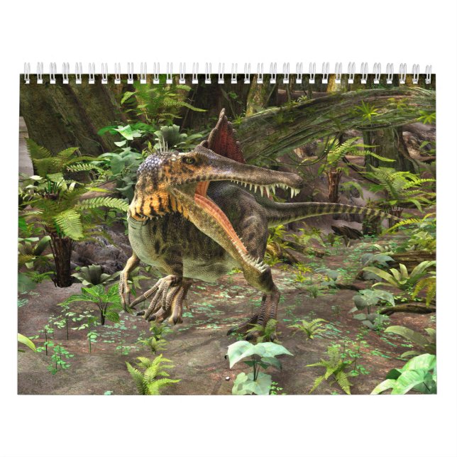 Calendário Dinossauro Spinosaurus (Capa)