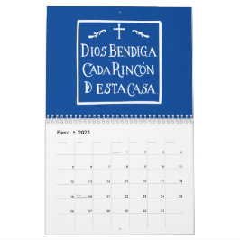 Calendário Dios bendiga cada rincon