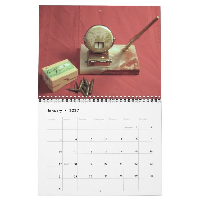 Calendário Dip Caneta & Inkwells 2010 (Jan 2027)