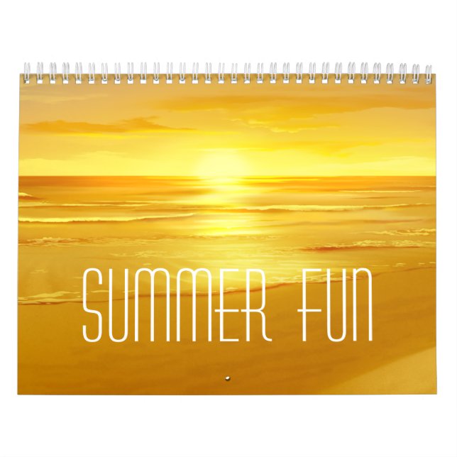 Calendário divertido de Verão da Praia de 2021 (Capa)