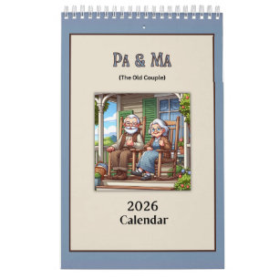 Calendário Divertido Pa & Ma (Os Velhos) 2026