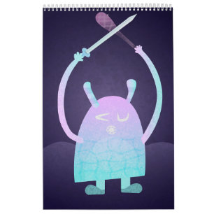 Calendário divertido para crianças