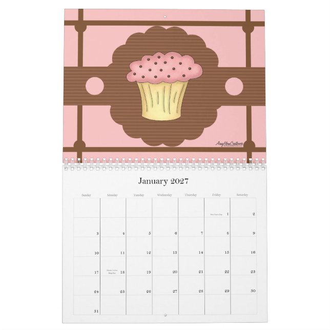 Calendário Divertimento Sassy 2012 (Jan 2027)