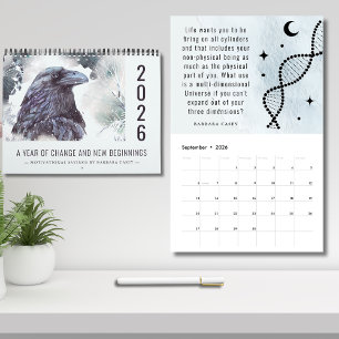Calendário Dizeres Motivacionais do Ano Universal de Mudança 