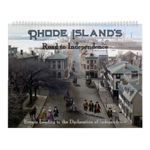 Calendário do 250º Aniversário - Estado de Rhode I