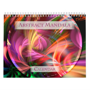 Calendário do Abstrato Mandala