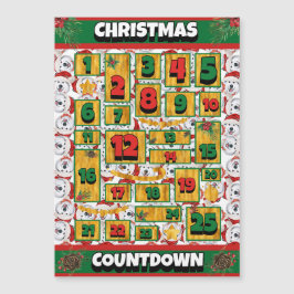 Calendário do Advento de Natal Contagem Regressiva