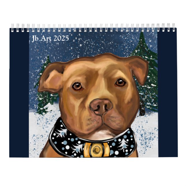 CALENDÁRIO DO AMERICAN STAFFORDSHIRE TERRIER (Verso)