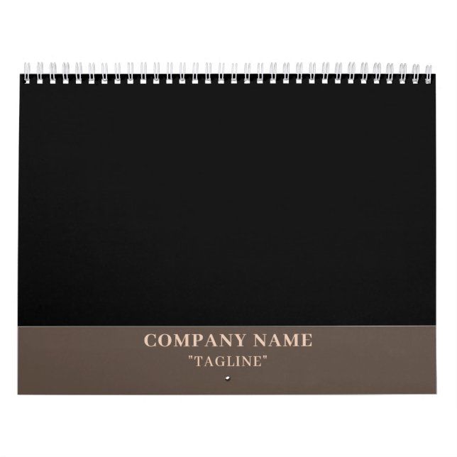 Calendário do Ano de Cheio Empresarial Moderno 202 (Capa)