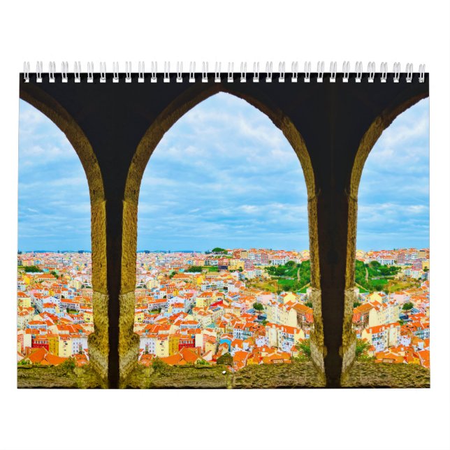Calendário do Ano Lisboa, Calendário da Europa (Capa)