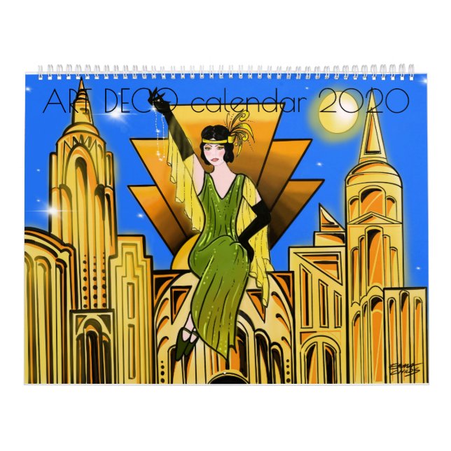 Calendário do Art Deco 2020 (Capa)