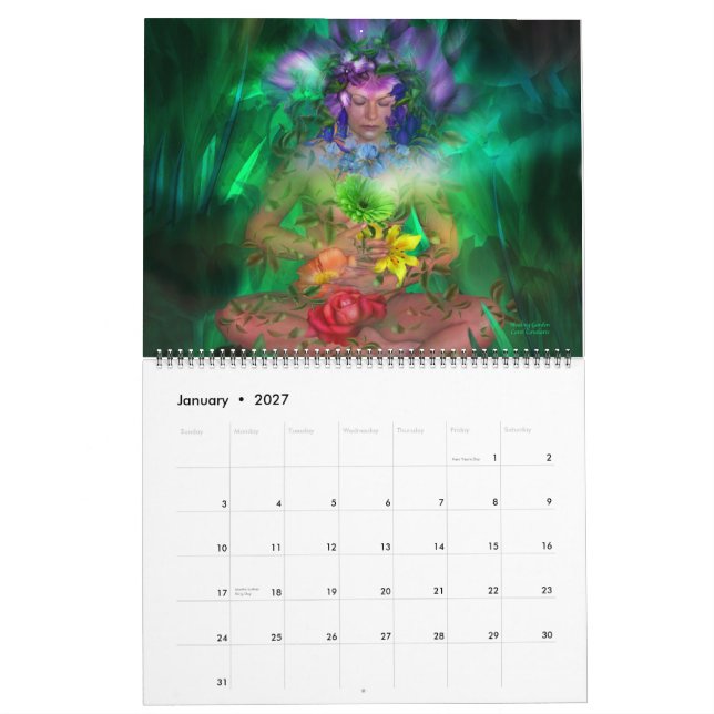 Calendário do artigo de cura 2014 (Jan 2027)
