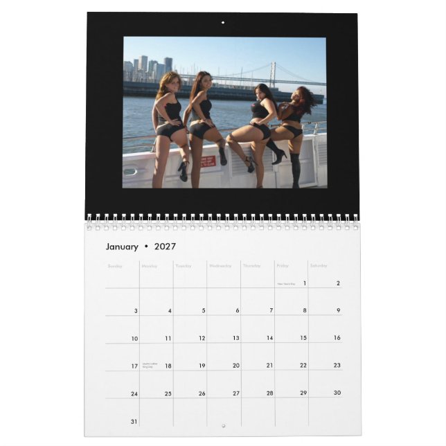 Calendário do ato de 2009 classes (Jan 2027)