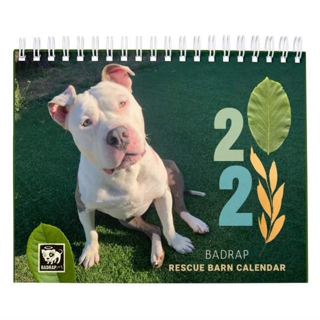 Calendário do BADRAP Rescue Barn 2021 (Capa)