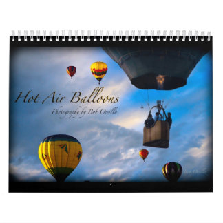 Calendário do balão de ar quente