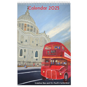 Calendário do Barramento Vermelho de Londres 2025