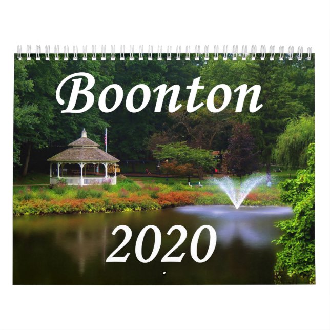 Calendário do Boonton 2020 (Capa)