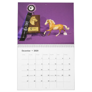 Calendário do Breyer Collectability Champions da N