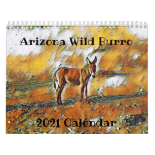 Calendário do Burro Selvagem da arizona 2022