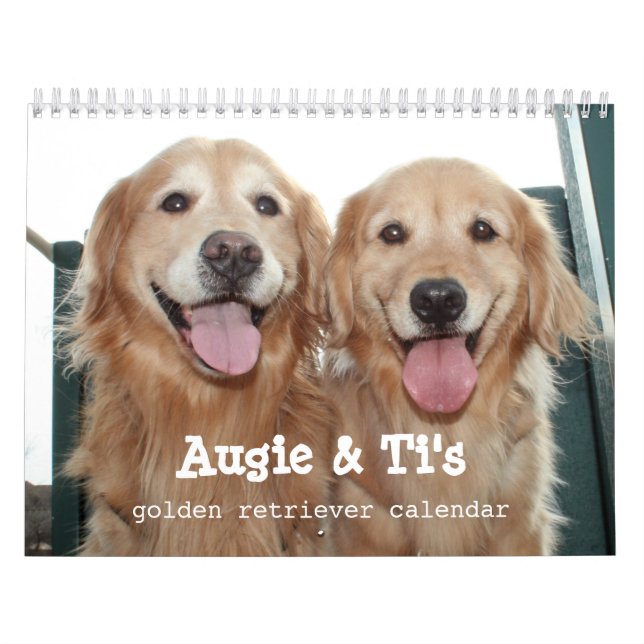 Calendário do Cachorro do Retriever de Ouros 2022  (Capa)