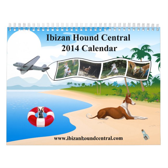 Calendário do cão de Ibizan (Capa)